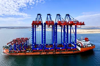 Suez Canal Container Terminal receives new cranes
