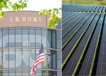 J.B. Hunt builds 40-acre solar farm to power headquarters
