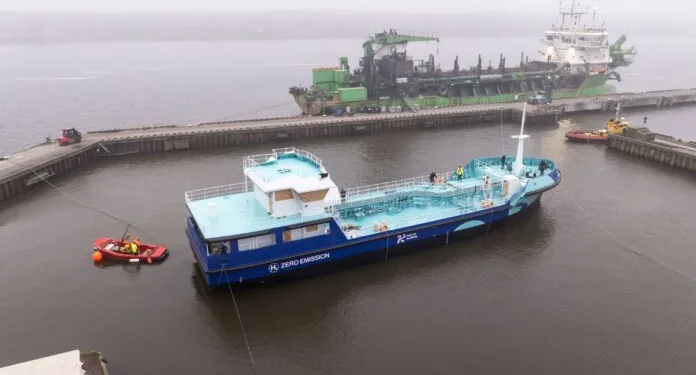 Lithuania launches green hydrogen and electricity-powered ship