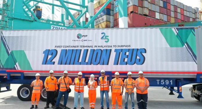 Port of Tanjung Pelepas, Malaysian first terminal to hit 12M TEUs in single year