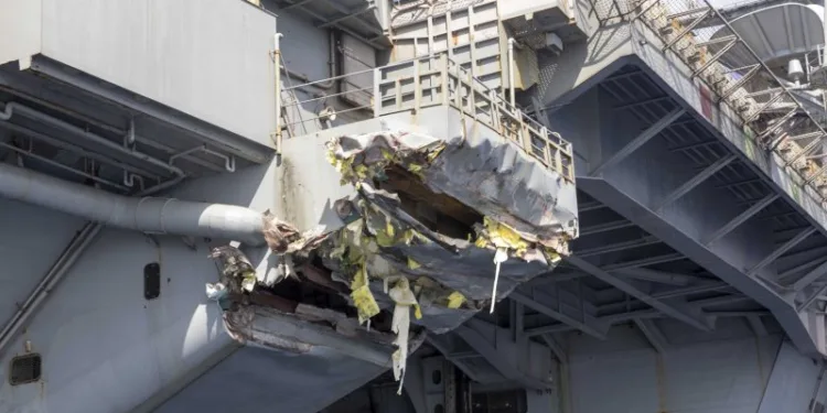 Captain of aircraft carrier involved in collision off Egypt dismissed