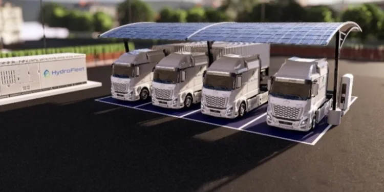 Hydrogen trucks to get fuel station near busy East Coast container port