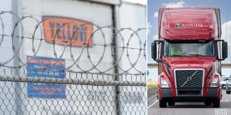 Knight-Swift headlines buyers in latest Yellow terminal sale