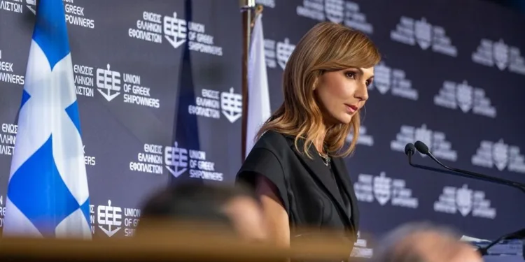 Melina Travlos re-elected as president of Union of Greek Shipowners