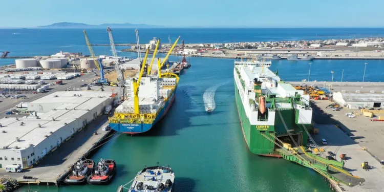 Southern California port, NYK Line team on green auto shipping corridor