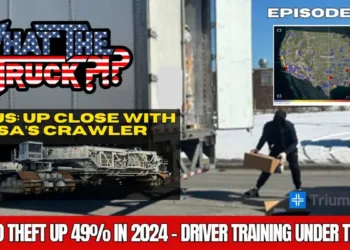 Cargo thefts surge 49%; driver training under Trump; up close with NASA crawler | WHAT THE TRUCK?!?
