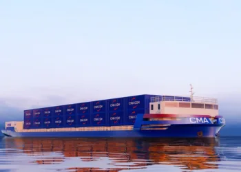 CMA CGM signs for electric boxship