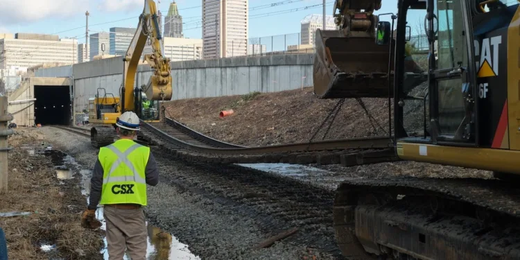 CSX detours 16-plus trains per day as Baltimore tunnel work begins