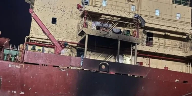 Russian strikes kill four crew in Odesa