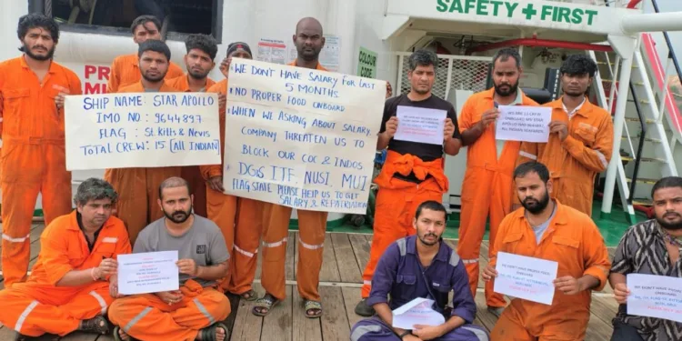 Abandoned OSV crew take to social media to get paid