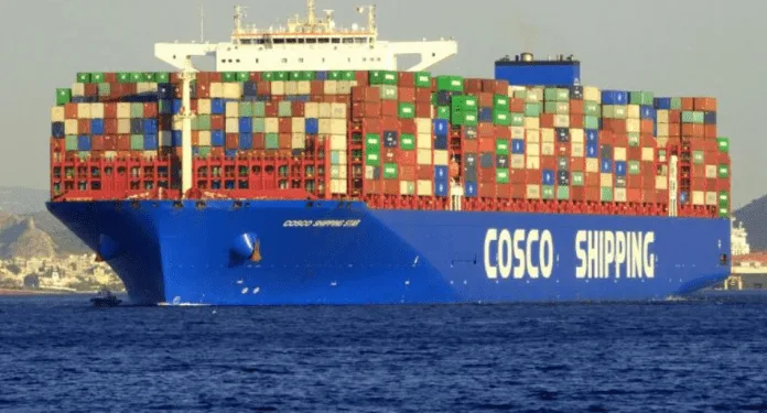 Cosco switches Indian port on CI1 service