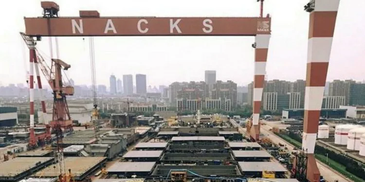 Japanese and Korean yards with investments in China on edge