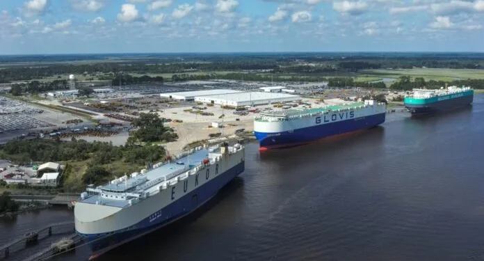 Port of Brunswick breaks RoRo cargo record