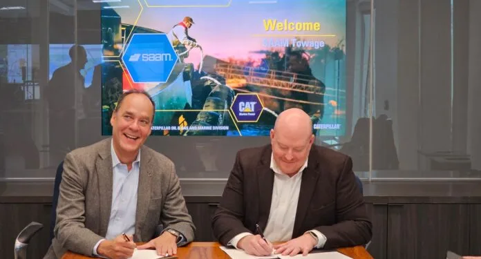 SAAM Towage, Caterpillar Marine sign deal to advance electrification and alternative fuel usage