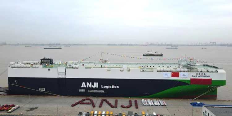 China smashes car carrier size records twice in less than a month