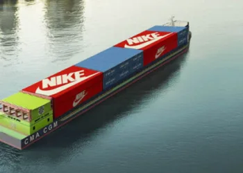 CMA CGM partners with Nike on first fully electric container barge in Vietnam