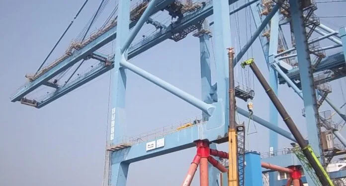 Kalmar carries out STS crane repair at Mumbai Port