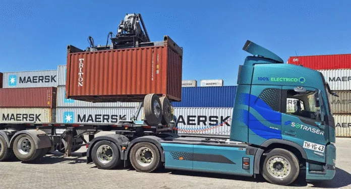 Maersk, Sotraser introduce electric truck operations in Chile