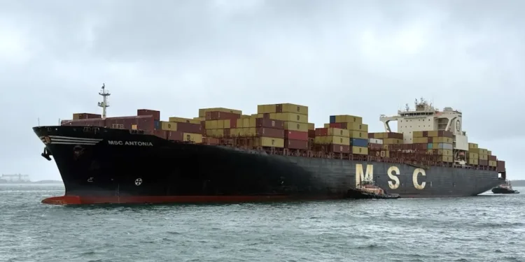 MSC ship aground off Jeddah, likely victim of GPS spoofing