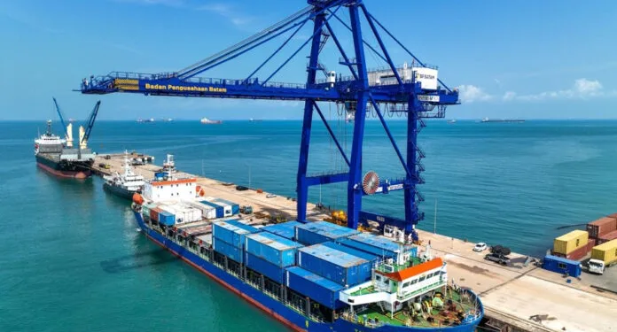 Indonesian Batu Ampar Container Terminal receives new cranes