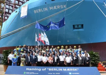 Maersk launches new class with newbuilding naming ceremony