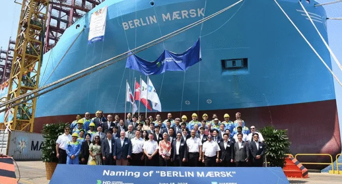 Maersk launches new class with newbuilding naming ceremony