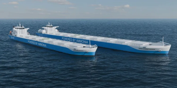 Norway’s Amon Maritime unveils ammonia-powered bulk carrier venture