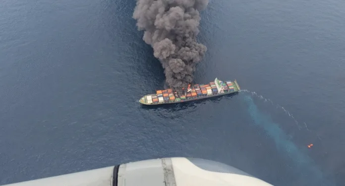 Salvors move Wan Hai 503 away from Indian coast