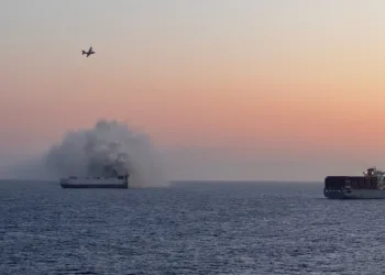 Salvors unable to reach fire-stricken Morning Midas until Monday