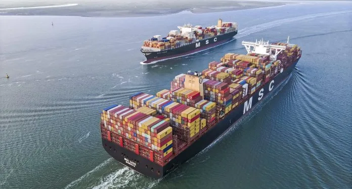 Shipping alliances carriers and MSC control over 80% of market