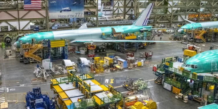 Boeing raises outlook for widebody freighters as 777-8 production begins