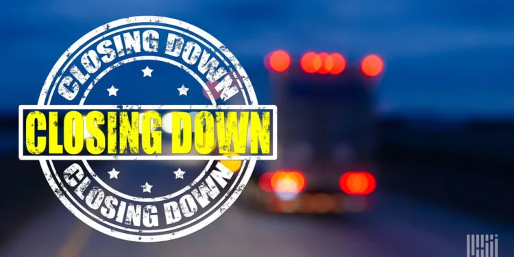 California trucking company closes after 40 years in business