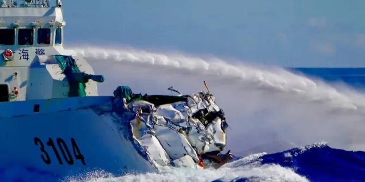 Chinese warship, coast guard vessel collide in busy shipping lane