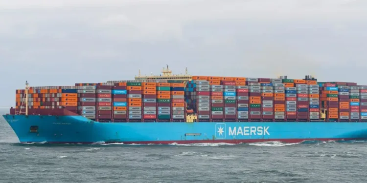 Fire hits Maersk ship off Liberia