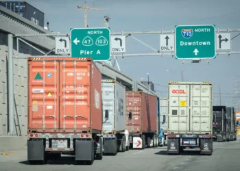 Key LA-Long Beach truck, rail metrics unfazed by record container surge
