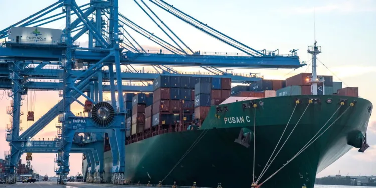 Port of New Orleans reports 2% container growth in first half of 2025