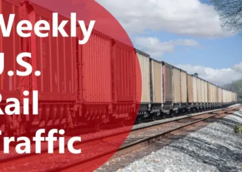 US rail freight snaps win streak