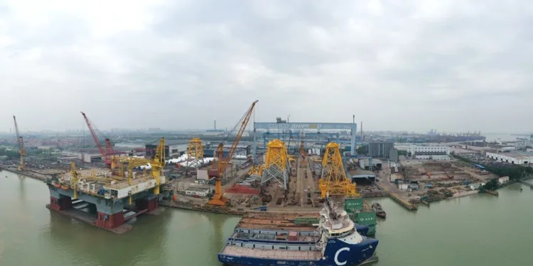 COSCO Shipping Heavy Industry in South China yard expansion