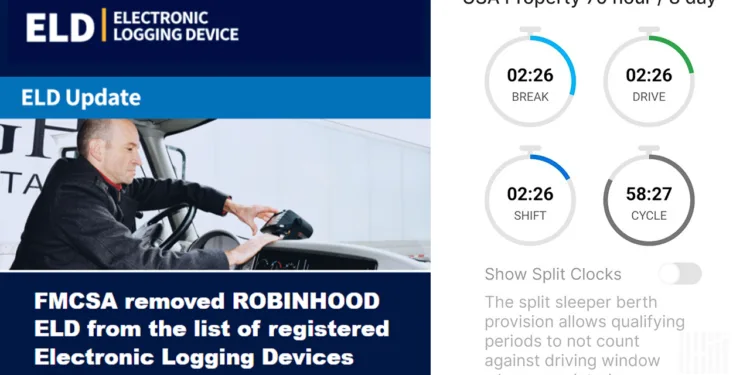 FMCSA Revokes ROBINHOOD ELD, The Price Value Dilemma