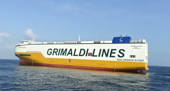 Grimaldi adds ammonia-ready Grande Svezia to fleet
