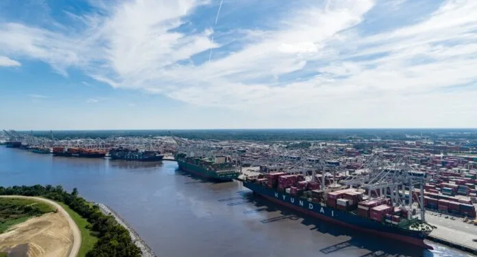 Port of Savannah container volumes rise 9% in August