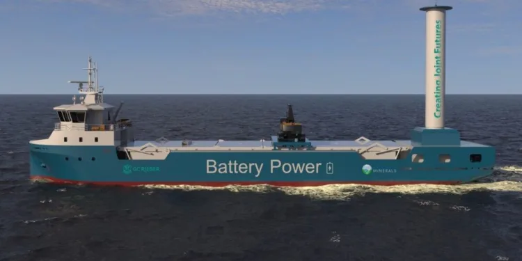 UK to debut an electric shipping route