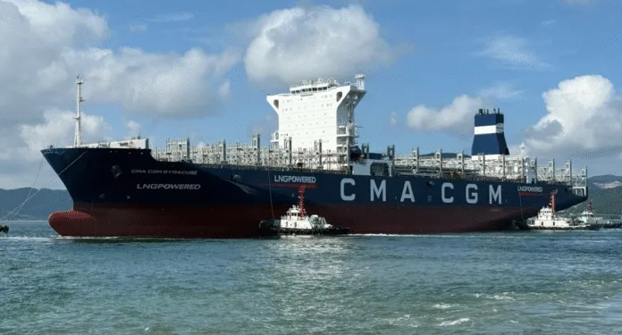 CMA CGM SYRACUSE joins LNG-Powered fleet