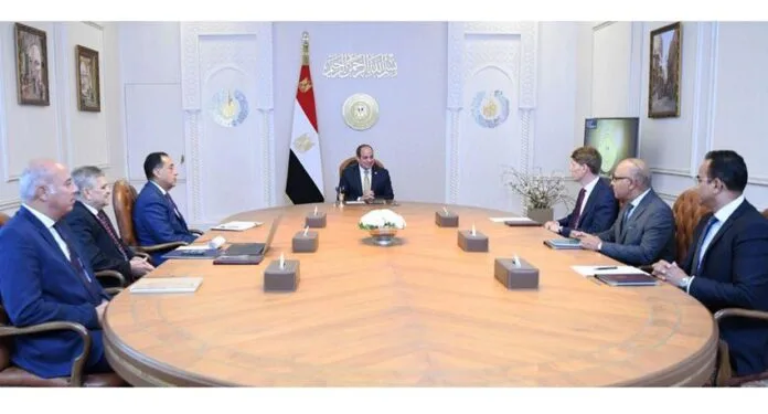 Egyptian President meets Maersk leadership