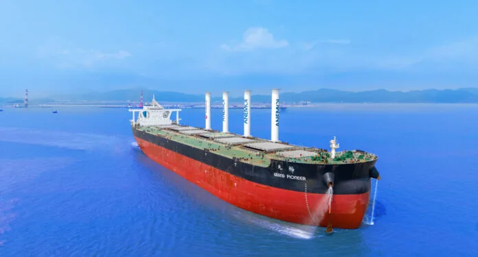 Grand Pioneer upgraded with Anemoi Rotor Sails