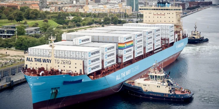 Maersk launches onboard trials of methanol and ethanol mix