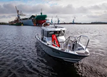 Port service cutter has been built in Port of Riga