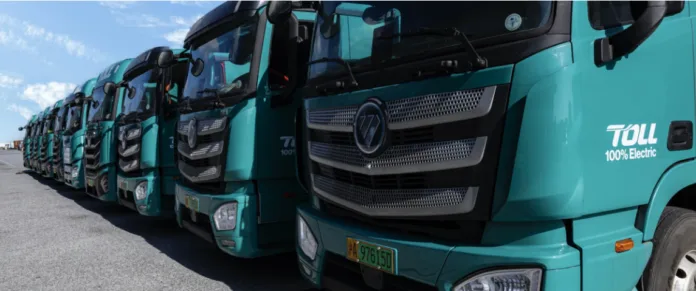Toll Group deploys electric trucks for LEGO supply chain in China