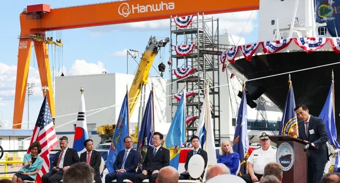 Why China decided to impose sanctions on Korean shipyard firm?