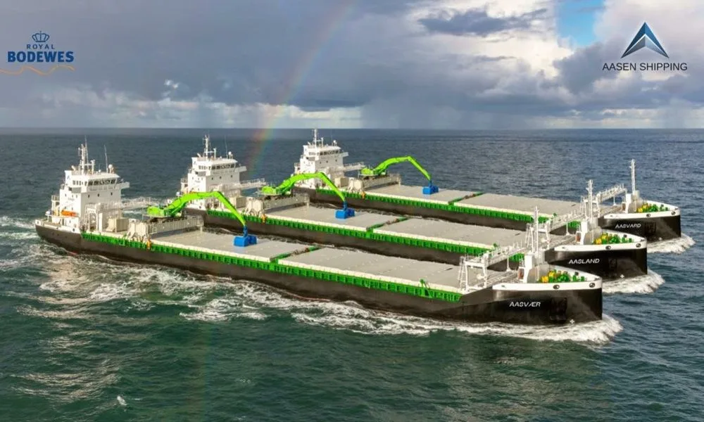 Aasen Shipping adds another hybrid methanol-ready bulker at Bodewes